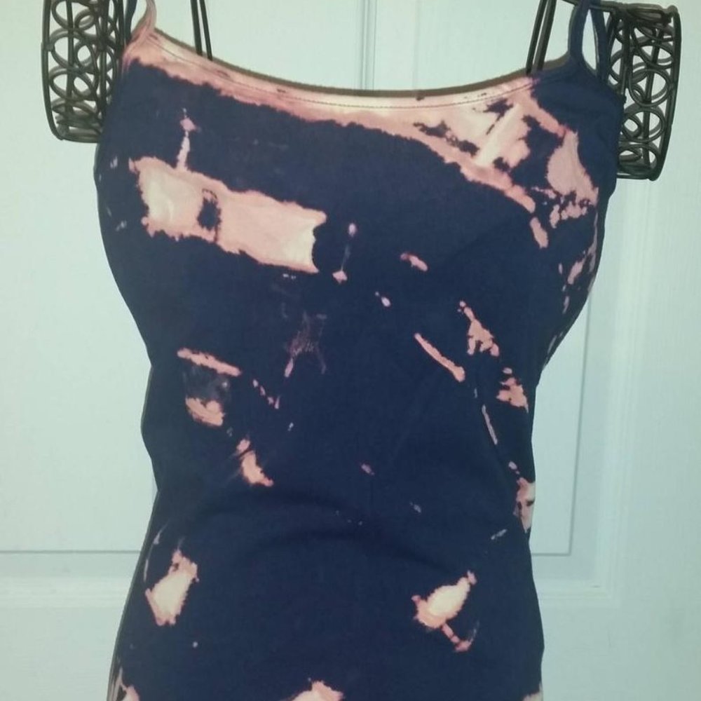 Handmade REVERSE Tie Dye Cami Tank Top DIY NWOT